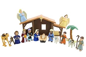 Toy Nativity Playsets with Talking Mary Figurine [With Battery] Book