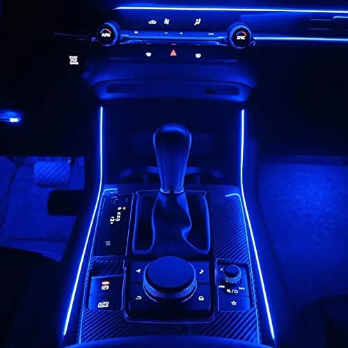 Interior Car Led Strip Lights, 6 In 1 Multicolor Rgb Car Neon Ambient Lighting Kits Fiber Optic For Truck Suv, 16 Million Colors Sound Active Function And Wireless Bluetooth App Control #TOP2
