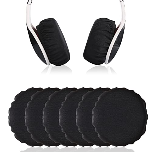 Copri Auricolari Elastici In Tessuto – 4 Pezzi (2 Paia) Per Cuffie, Diametro 9-11 Cm, Lavabili E Traspiranti