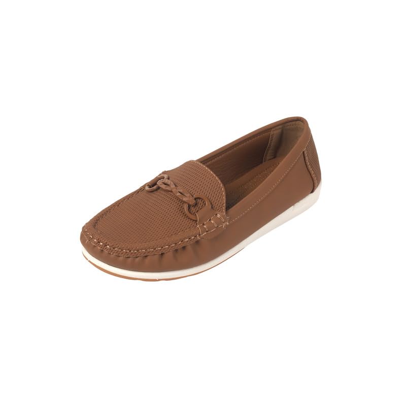 Women's Stylish Slip-On Shoes with Mesh Sides Loafers-image-11