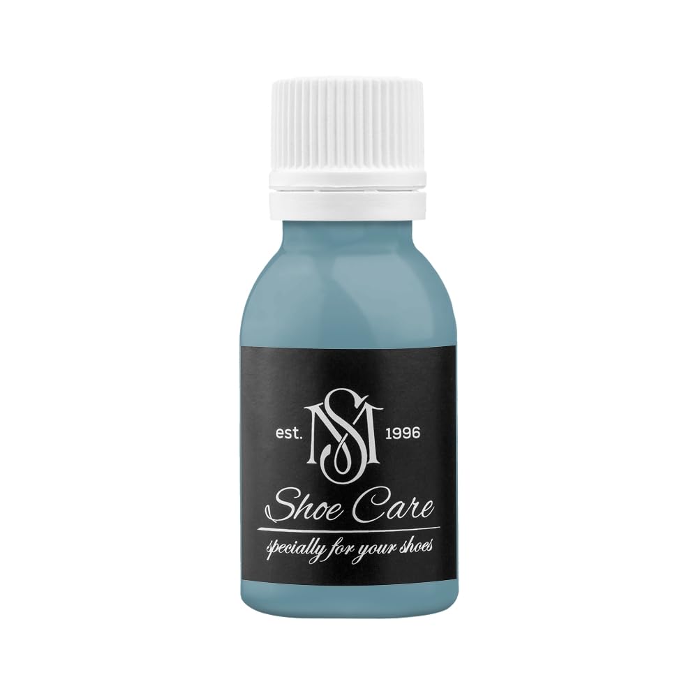 Teinture Universelle - NCS S 4020-B10G Bleu Ombre Profond - Peinture Cuir Haute Couvrance pour Chaussures, Sacs et Sneakers par MAVI STEP - 1.70 fl oz / 50 ml