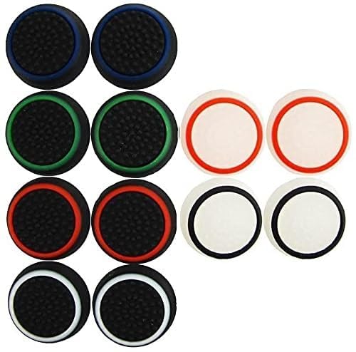 PSS 6 Pairs/12 PCS Replacement Silicone Analog Controller Joystick Thumb Stick Grips Caps Cover for PS4 PS5 Xbox Series Switch PRO PS3 PS2 Xbox One/360 Game Controller-picture-37