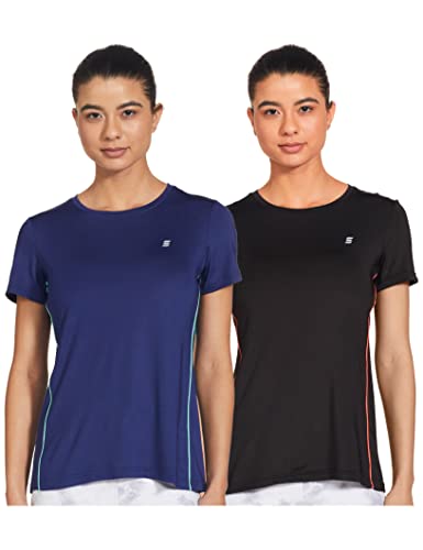 Image of Amazon Brand - Symactive Women T-Shirt (Pack of 2)