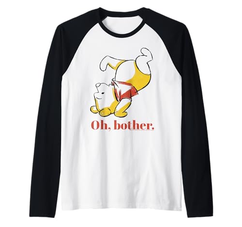T-shirt Raglan de Baseball Winnie l'Ourson Disney vêtement graphique