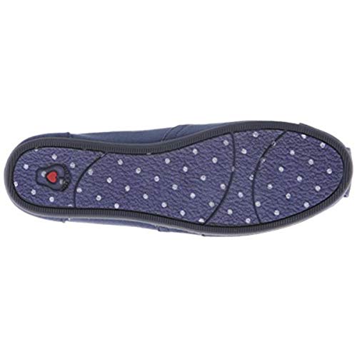 Image of Skechers Women's BOBS Plush Peace and Love,Navy /Navy,US 9.5 W