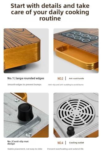 Image of Silvar Grest 3500W Infrared Cooktop, Ceramic Glass, Works with All Cookware, Touch Panel, Heavy-Duty Electric Stove body, Fast cooking, Temperature Control | High Energy Efficient | 1 Year warranty
