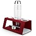 Produktbild kamloopz® exklusiver Sodastream Flaschenhalter mit einzigartigem Abtropfgitter in coolen Farben - Abtropfhalter Soda Stream für Glasflaschen UVM. - Abtropfständer inkl. hochwertiger Abtropfmatte