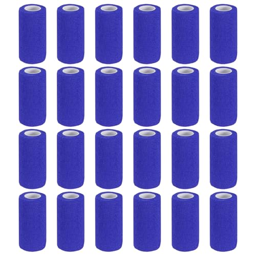 Bandage extérieur pour sport et stretch athlétique bleu marine en lot de 24