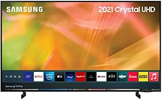 Samsung AU8000 43 Inch Smart TV (2021) - Crystal 4K AirSlim Smart TV with HDR10+, Built in Alexa, Dynamic Crystal Colour, Adaptive Sound, Motion Xcelerator, Samsung Q-Symphony Audio - UE43AU8000KXXU