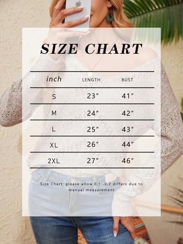 Image of Fall Sweaters for Women Lightweight Long Sleeve V Neck Pullover Sweater Knit Tops Dark Apricot 2XL