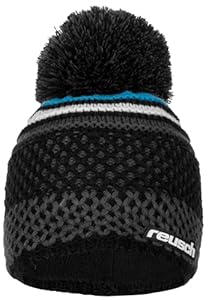Reusch Wintermütze Herren Damen | Unisex Skimütze Strickmütze mit Bommel | warm Winddicht | angenehme Passform | Fleece-Futter | für Sport und Freizeit | Ellie Beanie