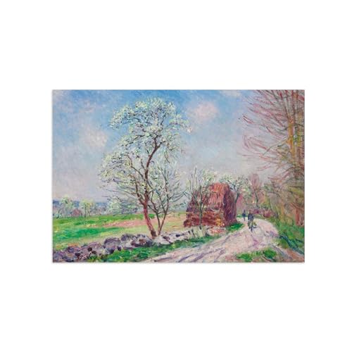 Impression sur toile paysage de foret pour deco murale de salon moderne
