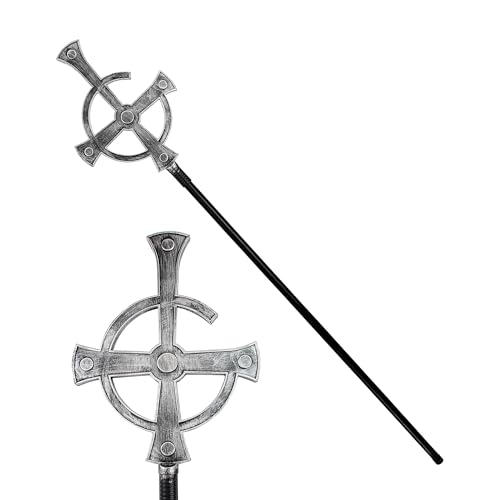Crossette d'évêque et canne de pape pour briller au défilé du Carnaval