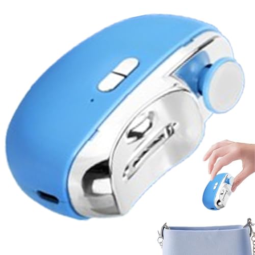 Electric Trimmer - Safe Fingernail File Tool, Compact Cutter Device | Portable Electric Manicure Pedicure File for Home Grooming