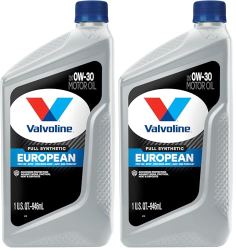 Image of Valvoline European Vehicle Full Synthetic SAE 0W-30 Motor Oil 1 QT (Pack of 2)