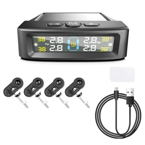 TPMS évitez la crevaison avec le moniteur pression solaire