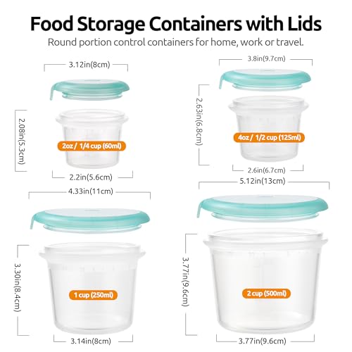 U-Taste Silicone Food Storage Containers Set - 50% Off