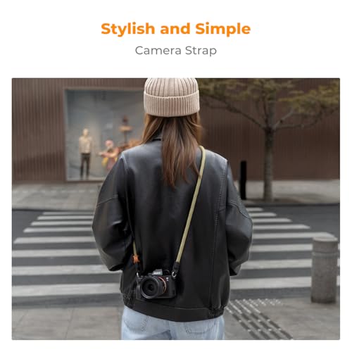K&F CONCEPT Kameragurt Kamera Schultergurt Camera Strap Kamera Tragegurt geeignet für DSLR SLR oder spiegellosen Kameras (Grün)