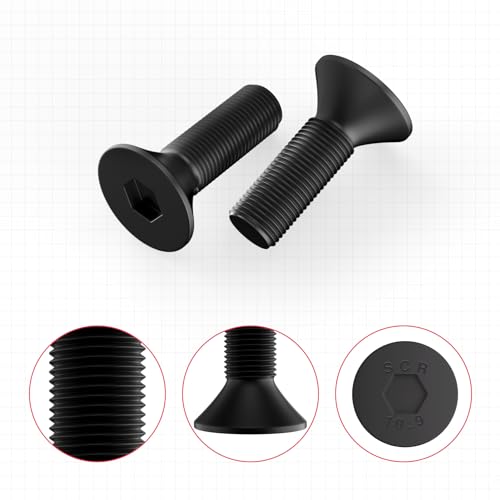 Tornillo de cabeza hexagonal M10 x 30 mm resistente para accesorios de soporte de telon EMART 5