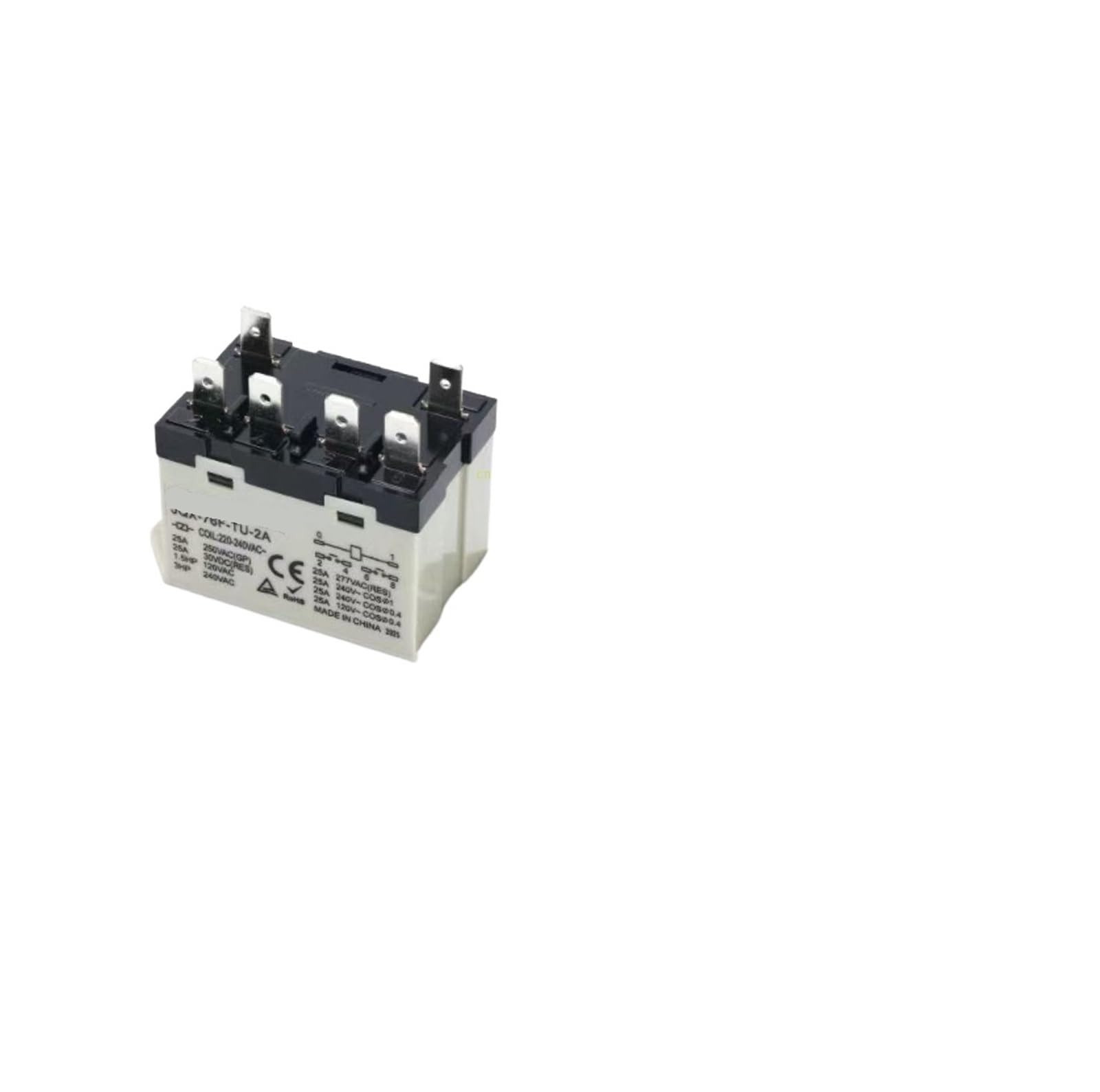 OSHZIKJII Relay G7L-2A-TUB JQX-76F-TU-2A-1A AC220V DC24V(JQX-76F-TU-2A 6PIN,12V DC)