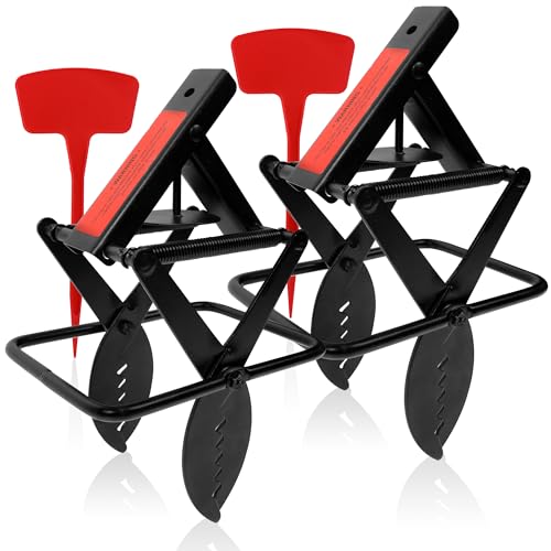 Black Stainless Steel Mole Traps