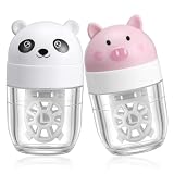 Classicseali 2 PCS Contact Cleaner Case,Cute Contact Lens Cleaner Case