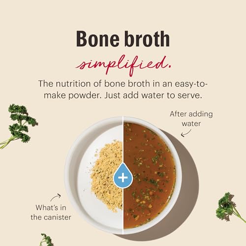 Image of The Honest Kitchen Human Grade Daily Boosts Instant Beef Bone Broth with Turmeric for Dogs 3.6 Ounces