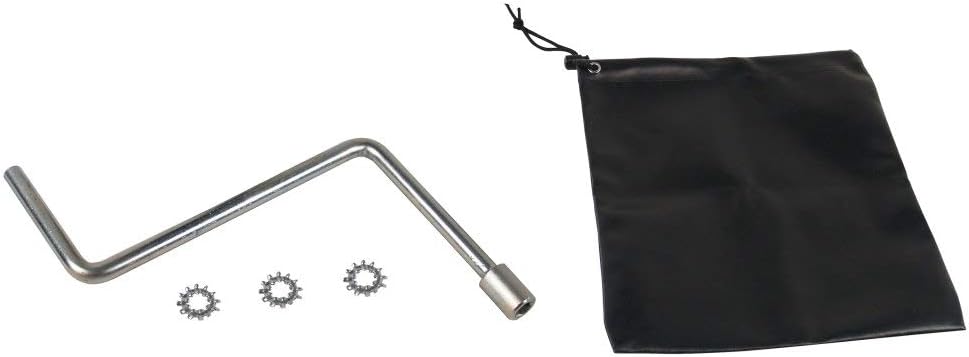 Quick Products JQ-3500W-7P Power A-Frame Electric Tongue Jack with 7-Way Plug - 3,650 lbs. Lift Capacity, White