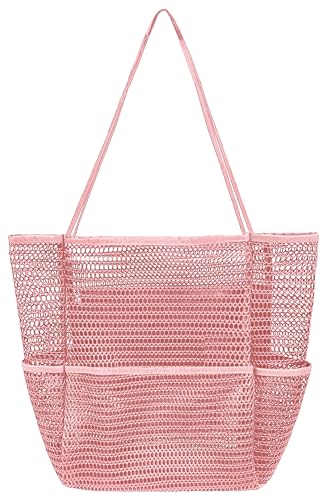 Sac de plage en maille robuste et élégant avec finitions soignées pour femme