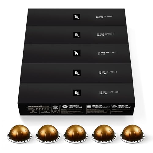 Pack de 50 cápsulas de café Double Espresso Chiaro Nespresso