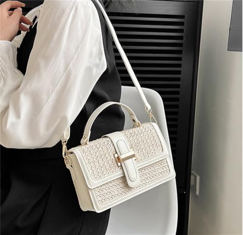 Straw Crossbody Bags for Women Summer Vacation Beach Bags Straw Purses Woven Handbags Shoulder Clutch Bag3