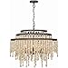 Poppy 6 Light Forged Bronze Chandelier