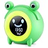 YISUN Sveglia Digitale da Comodino,Sveglia Bambini da Comodino con 5 Colori Wake-up Light Sveglia Ricaricabile USB,Funzione Snooze