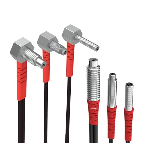 Câble coaxial optique M4 coude réflexion diffuse 2m pour capteur - 3