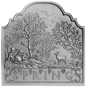 21.5" x 21.5" Spring Fireback