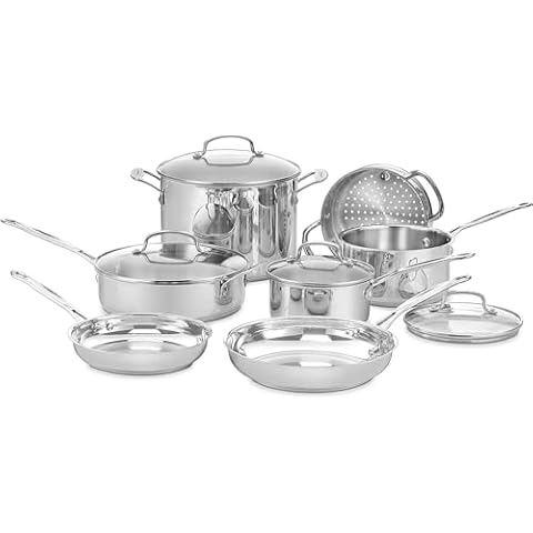 Cuisinart Stainless Steel Cookware Set Cover