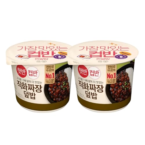 Korean Instant Black Bean Jjajang Ready-to-Eat Seasoned Rice Bowl