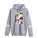 Produktbild Hellomiko Anime Naruto Hoodie für Jungen Naruto Manga Fan Kleidung Naruto Cosplay Kakashi Hokage Kostüm Warme Jacke Sweatshirt