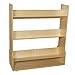 Wood Designs 95440 Mobile Book Display Cart, 58" Height, 48" Width, 17.5" Length