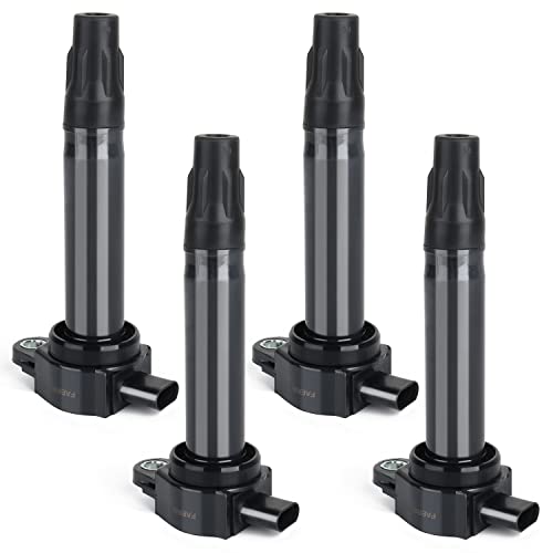 Ignition Coil Pack of 4 Replacement for Dodge Avenger Journey Caliber, Jeep Compass Patriot, for Chrysler 200 Sebring, 2.4L 2.2L 1.8L - 2007-2017, UF557, 5C1644, 4606824AB