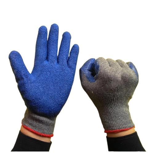 Guantes anticortes de algodón para trabajo industrial y construcción 6