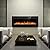 Antarctic Star 68 Inch Electric Fireplace in-Wall Recessed and Wall Mounted, Fireplace Heater and Linear Fireplace with Multicolor Flame, Timer, 750/1500W Control by Touch Panel & Remote…