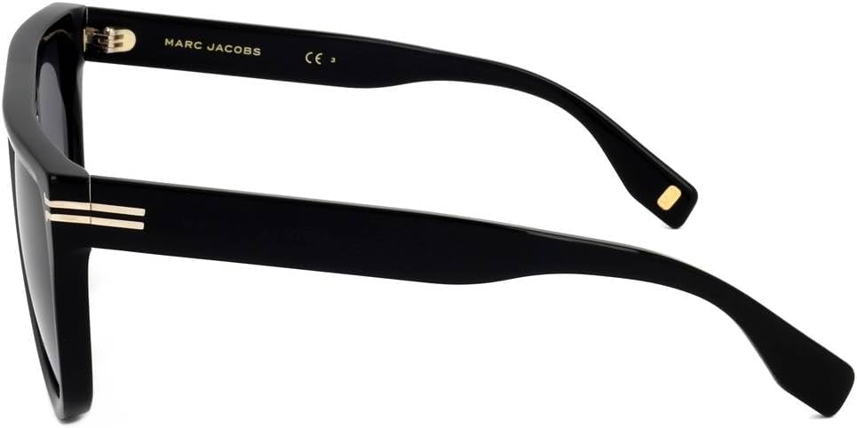Marc Jacobs Sunglasses Aviator Full Rim, Black Frame and Dark Grey Gradient Lens MJ1069/S08079O
