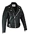 Produktbild Gaudi-Leathers Herren Lederjacke Brando Leder Jacke Rindleder Biker Motorrad L, schwarz Lang