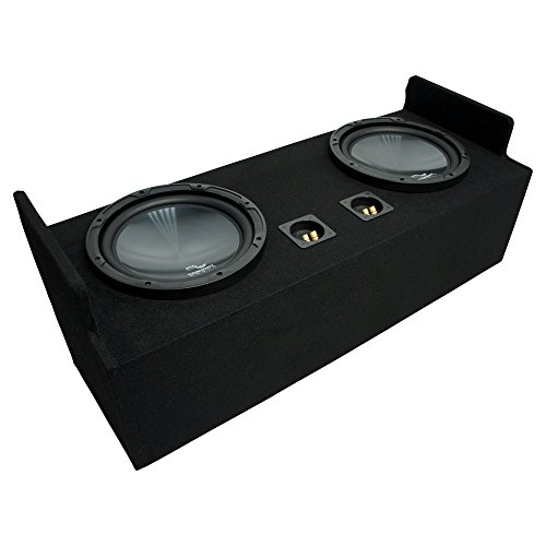 Compatible with 1982-2004 Chevy S-10 Extended Cab Truck Harmony R124 Dual 12" Sub Box Enclosure