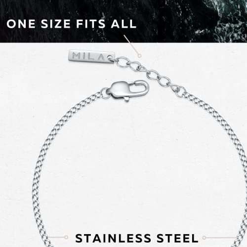 Men's Bracelets - Cuban Link Bracelet For Men | Unisize L Spanish (Pulseras Para Hombres De Plata), Alternative Sterling Silver Bracelets For Women And Men, Cool Bracelets, Thin/Small Bracelet, Gifts For Teenage Boys, Boyfriend Gifts, Mens Gifts, Sterling Silver Bracelet #TOP1