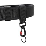 Dotacty Heavy Duty Key Ring Belt Holder Key Chain Organizer Metal Carabiner Clip Duty Belt Keeper...