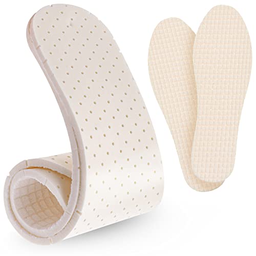 WLLHYF Semelles intérieures en mousse à mémoire de forme Super douces Absorption des chocs Résistance à la compression Inserts fins pour chaussures pour hommes et femmes Soulage la douleur (25 cm)