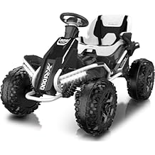 ANPABO 24V 4x4 Ride On Toy for Big Kids, 4x200W Motors, 5MPH, Kids Car w/Parent Remote, Wide Adjustable Seat, Headlights, M