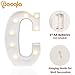 Pooqla LED Marquee Letter Lights Sign, Light Up Alphabet Letter for Home Party Wedding Decoration C